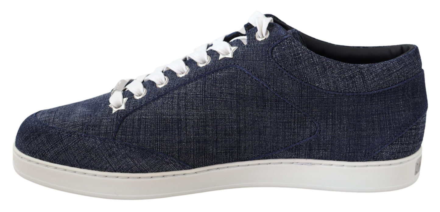 Luxury Slip-On Denim Suede Sneakers - Blue