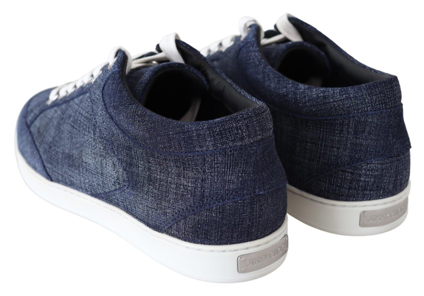 Luxury Slip-On Denim Suede Sneakers - Blue