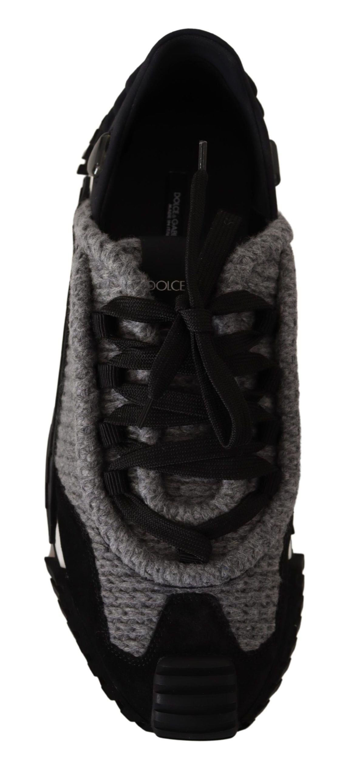NS1 Fabric Lace-Up Sneakers - Black Gray