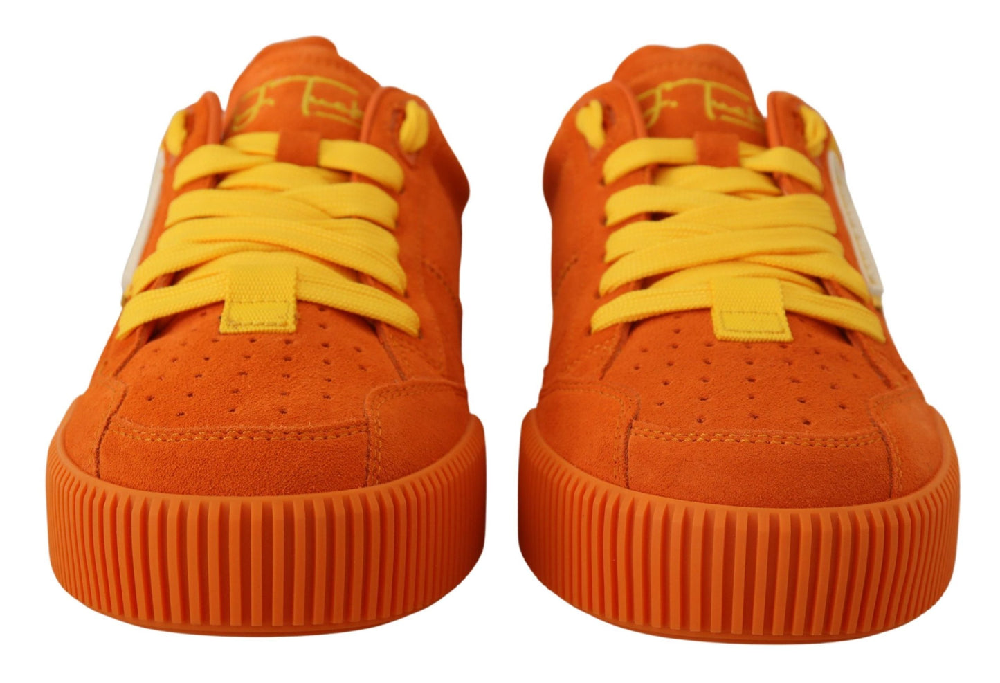 Orange Suede Leather P.J. Tucker Edition Lace-Up Sneakers