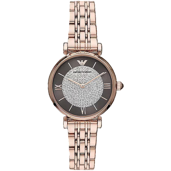 Elegant Rose Gold-Tone Ladies Watch