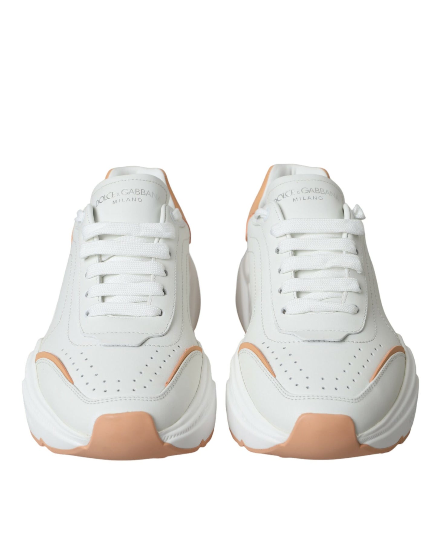 Leather DAYMASTER Low-Top Sneakers - White Peach