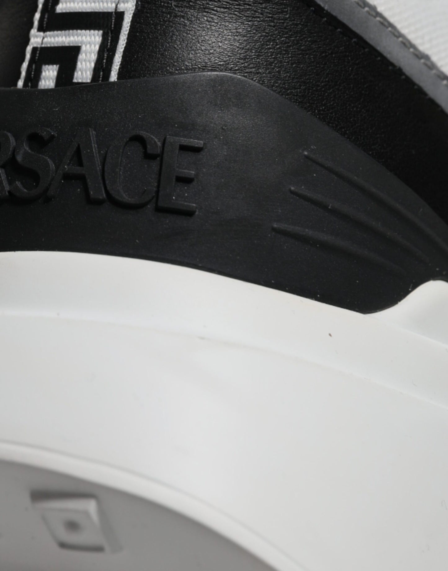 Versace Multicolor Canvas Quad Fabric Medusa Low Top Sneakers