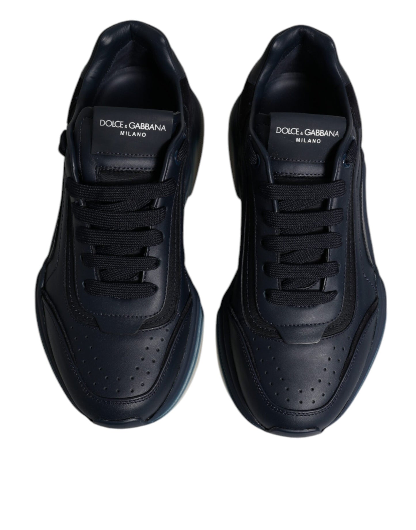 Dolce & Gabbana Navy Blue Daymaster Low-Top Men's Sneakers
