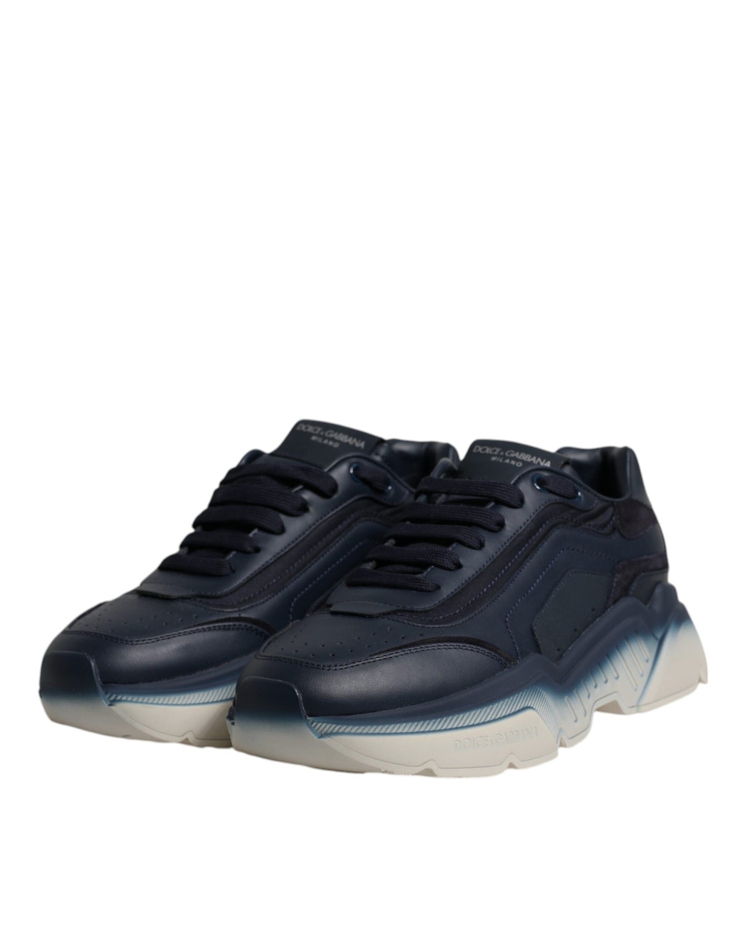Dolce & Gabbana Navy Blue Daymaster Low-Top Men's Sneakers