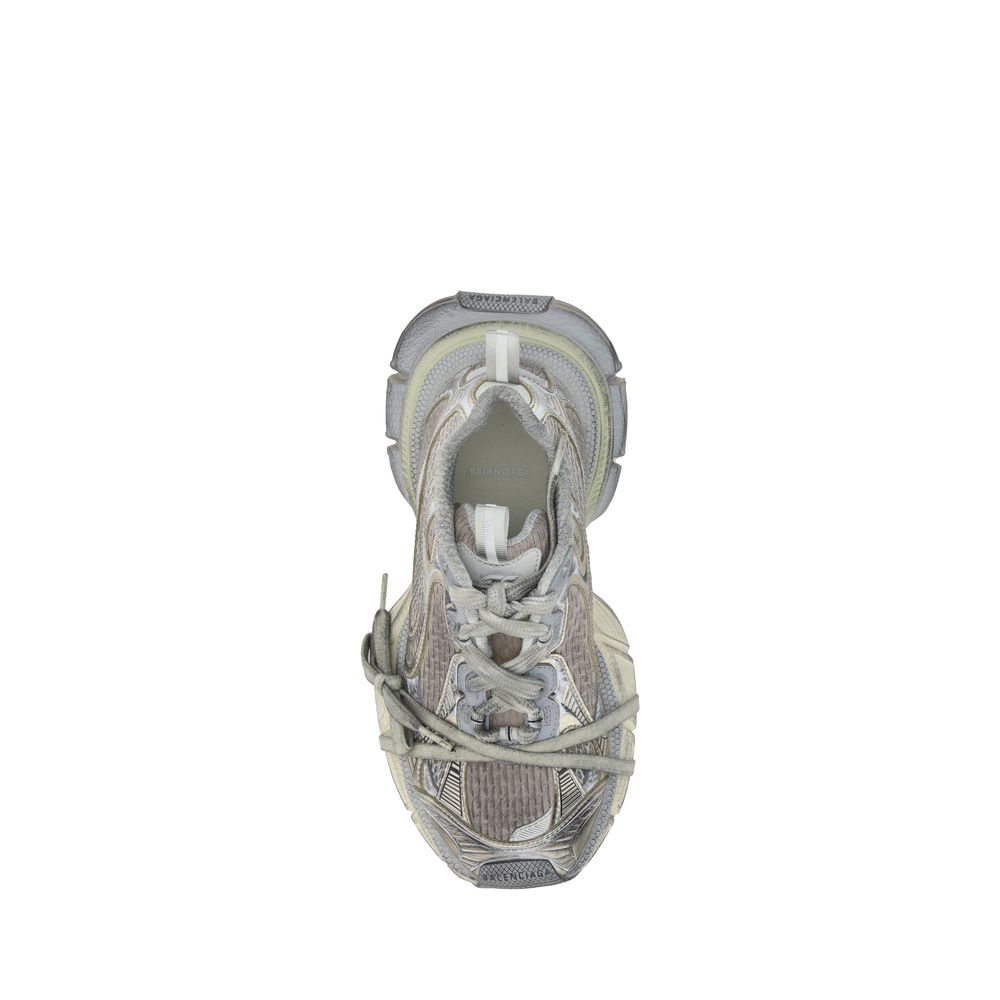 3XL Chunky Platform Sneakers - Oversized Athletic Design with Reflective Details