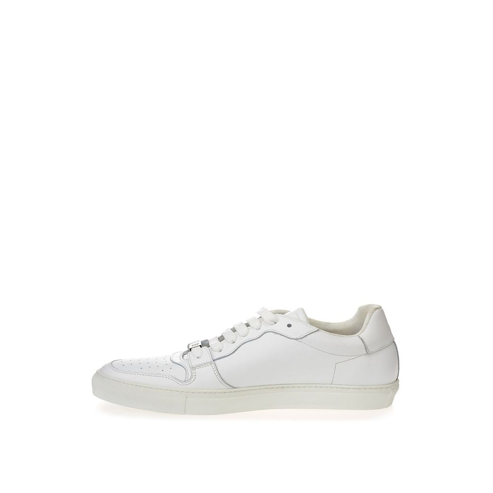 White Leather Sneakers - Luxury Italian Craftsmanship