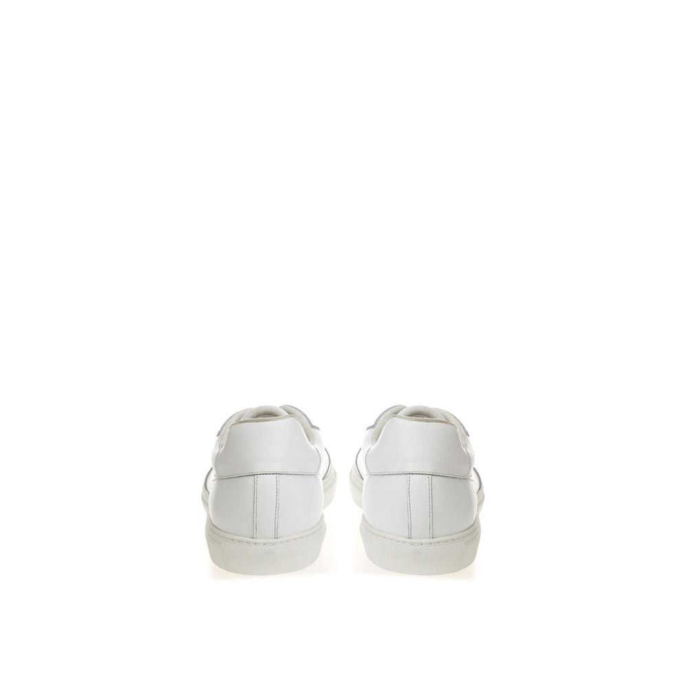 White Leather Sneakers - Luxury Italian Craftsmanship