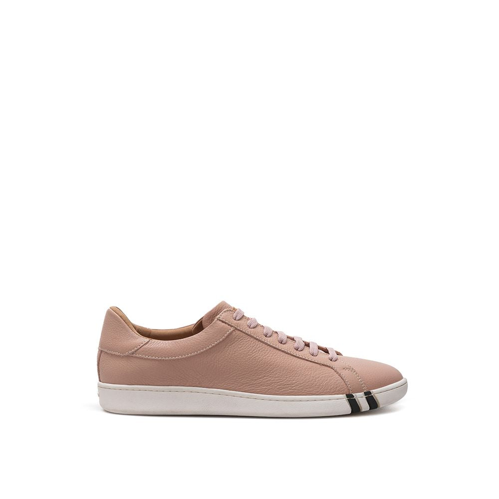 Pink Leather Sneakers - Premium Italian Craftsmanship