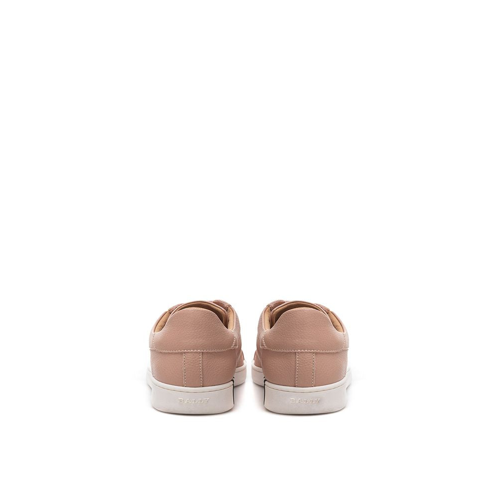 Pink Leather Sneakers - Premium Italian Craftsmanship