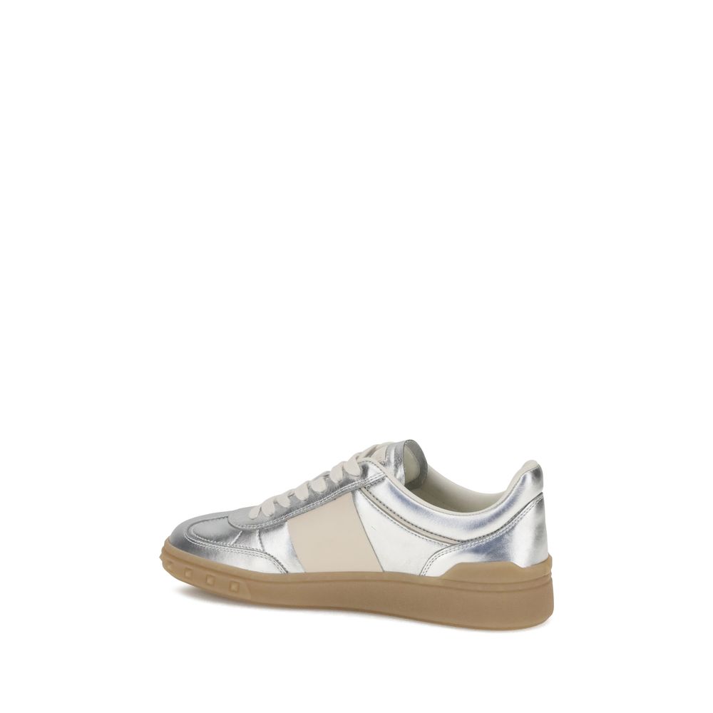Laminated Leather Upvillage Sneakers - Luxury Designer Women's Low Top