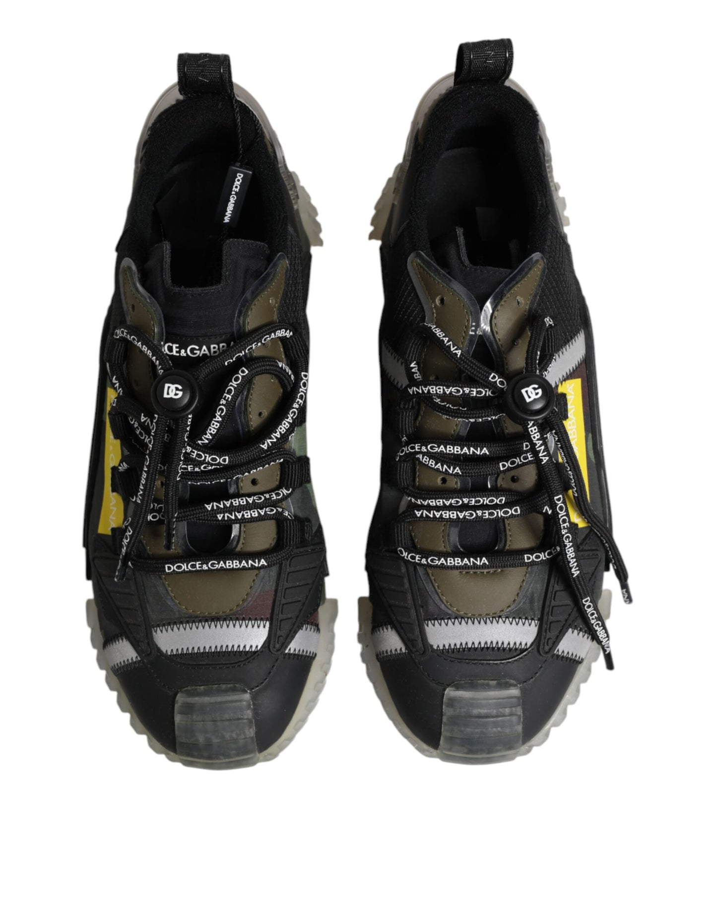 Dolce & Gabbana Multicolor Lace-Up Low-Top NS1 Sneakers
