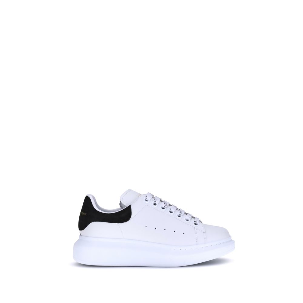 Leather Platform Sneakers with Studded Details