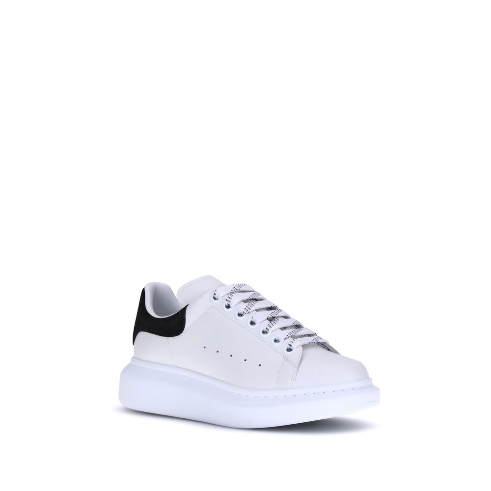 Leather Platform Sneakers with Studded Details