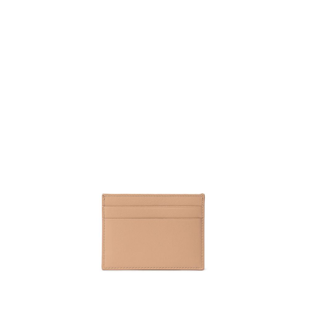 Balenciaga Beige Leather Card Holder