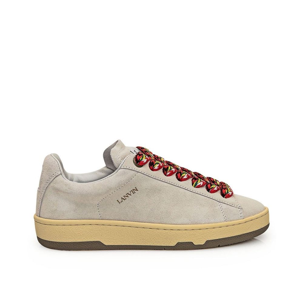 Italian Leather Curb Sneakers - Women's Low Top