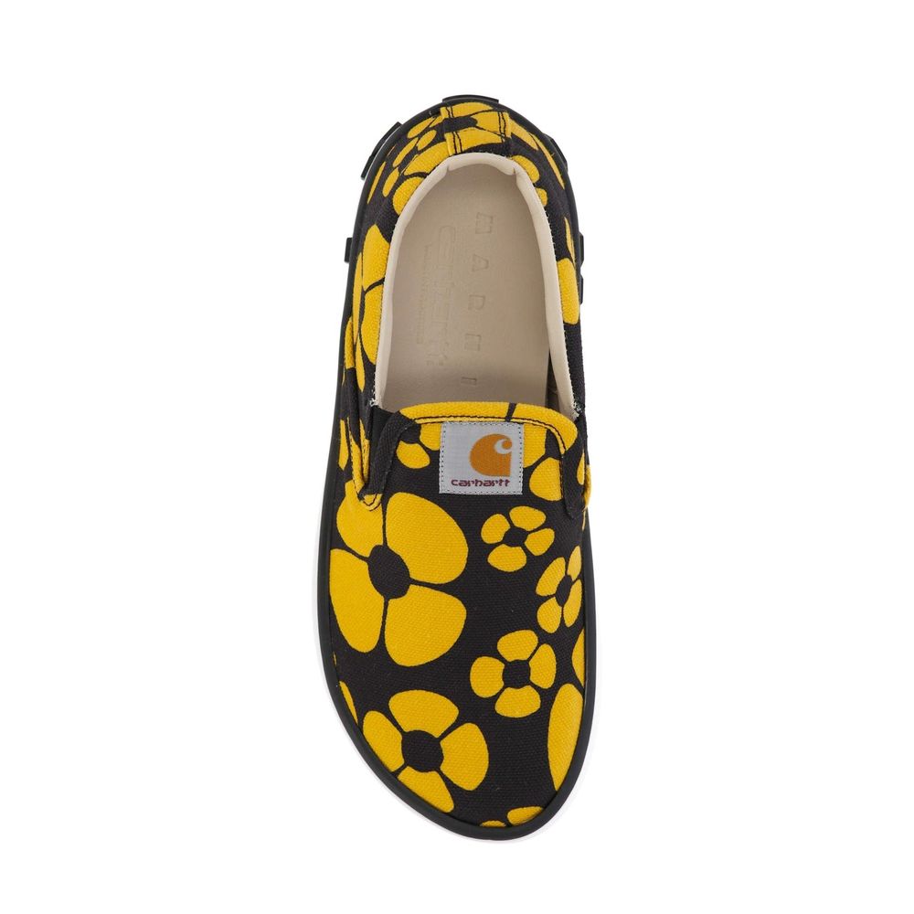 Marni Printed Slip-On Sneakers