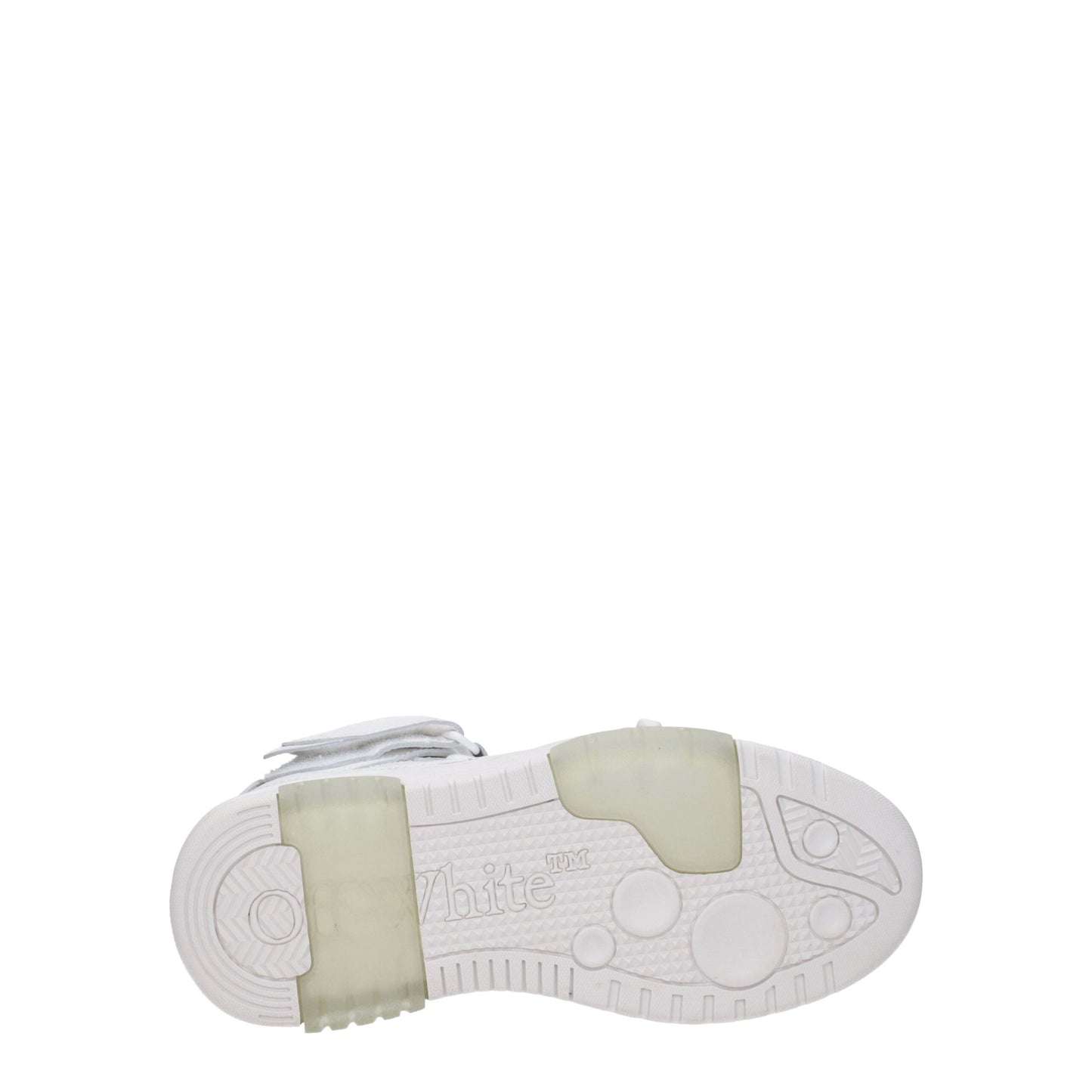 Premium Leather High-Top Sneakers - White