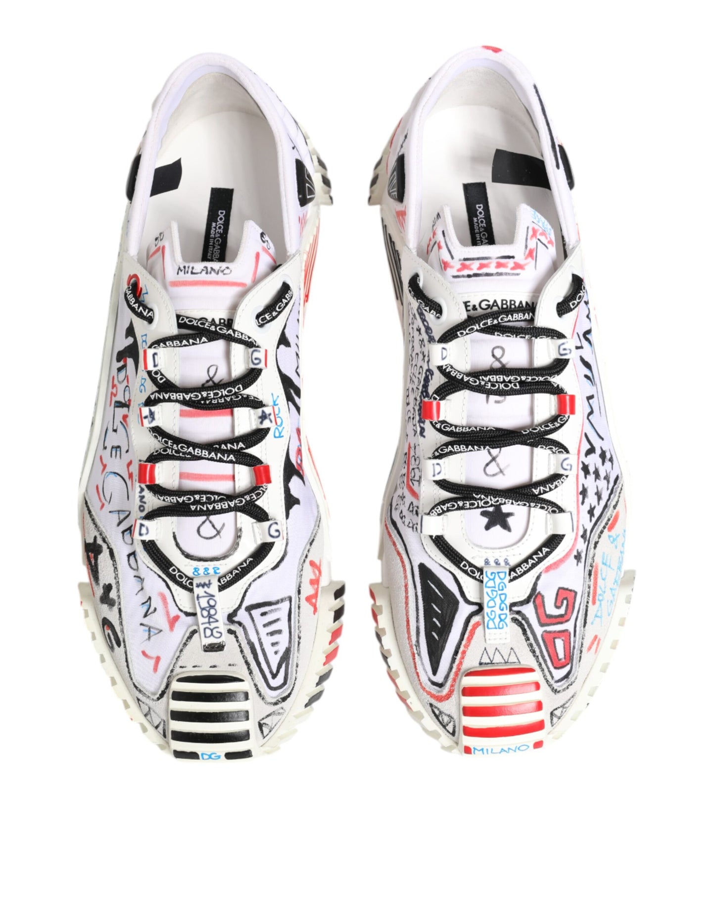 Dolce & Gabbana Multicolor Low Top NS1 Men's Sneakers