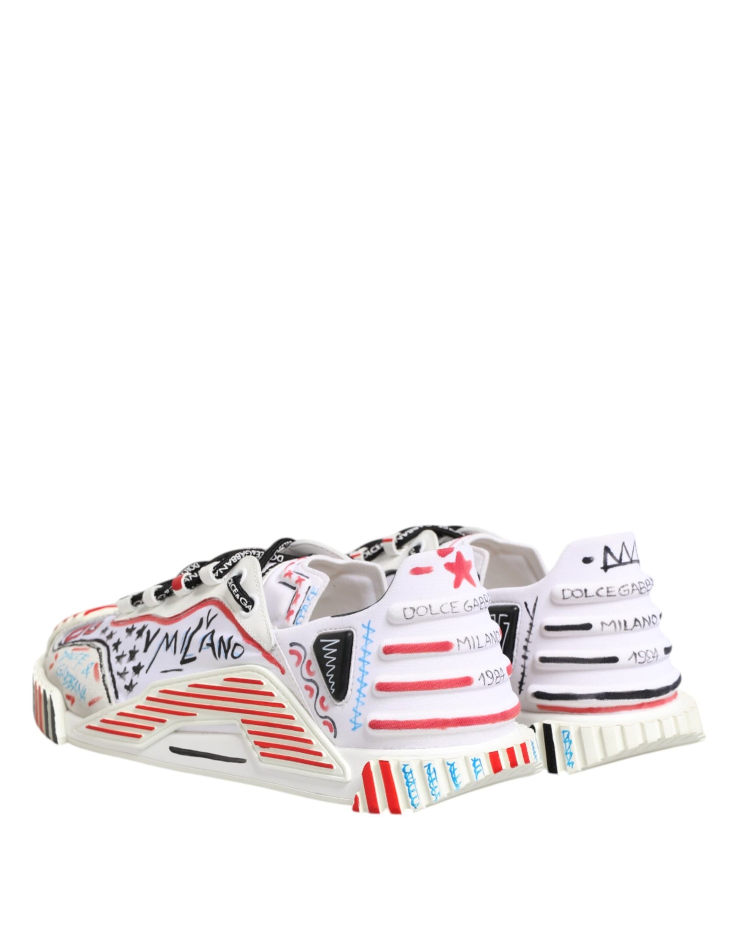 Dolce & Gabbana Multicolor Low Top NS1 Men's Sneakers