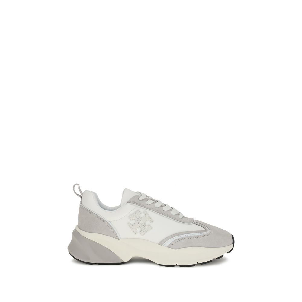 Good Luck Almond Toe Suede Sneakers with Logo Detail