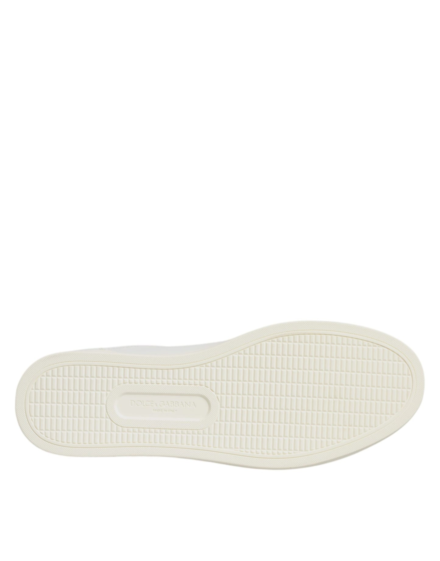 Dolce & Gabbana White Sacred Heart Men's Low-Top Sneakers