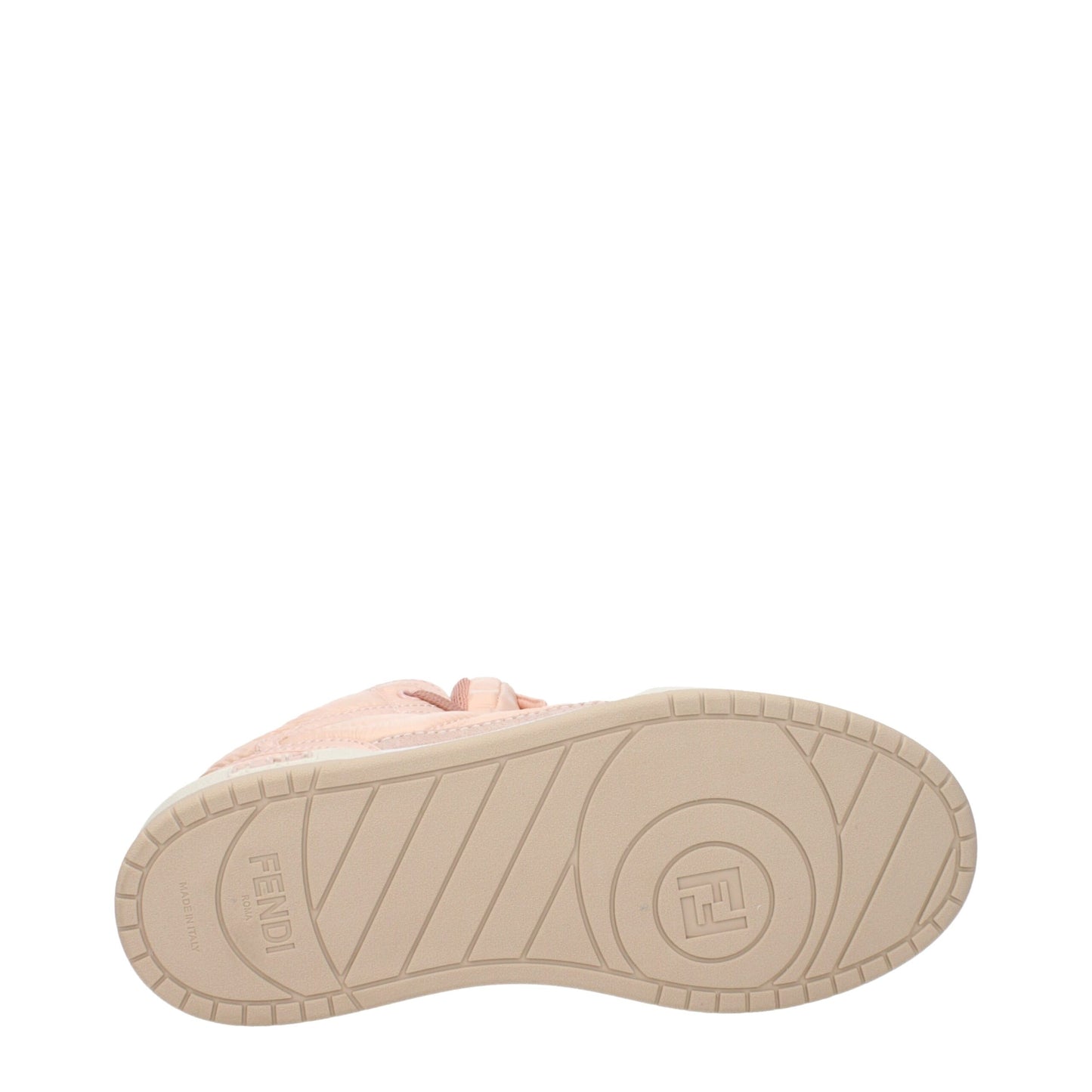 Pink Nylon High-Top Sneakers - Designer Athletic Footwear