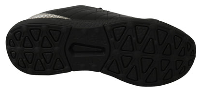 Philipp Plein Black Casual Running Sneakers