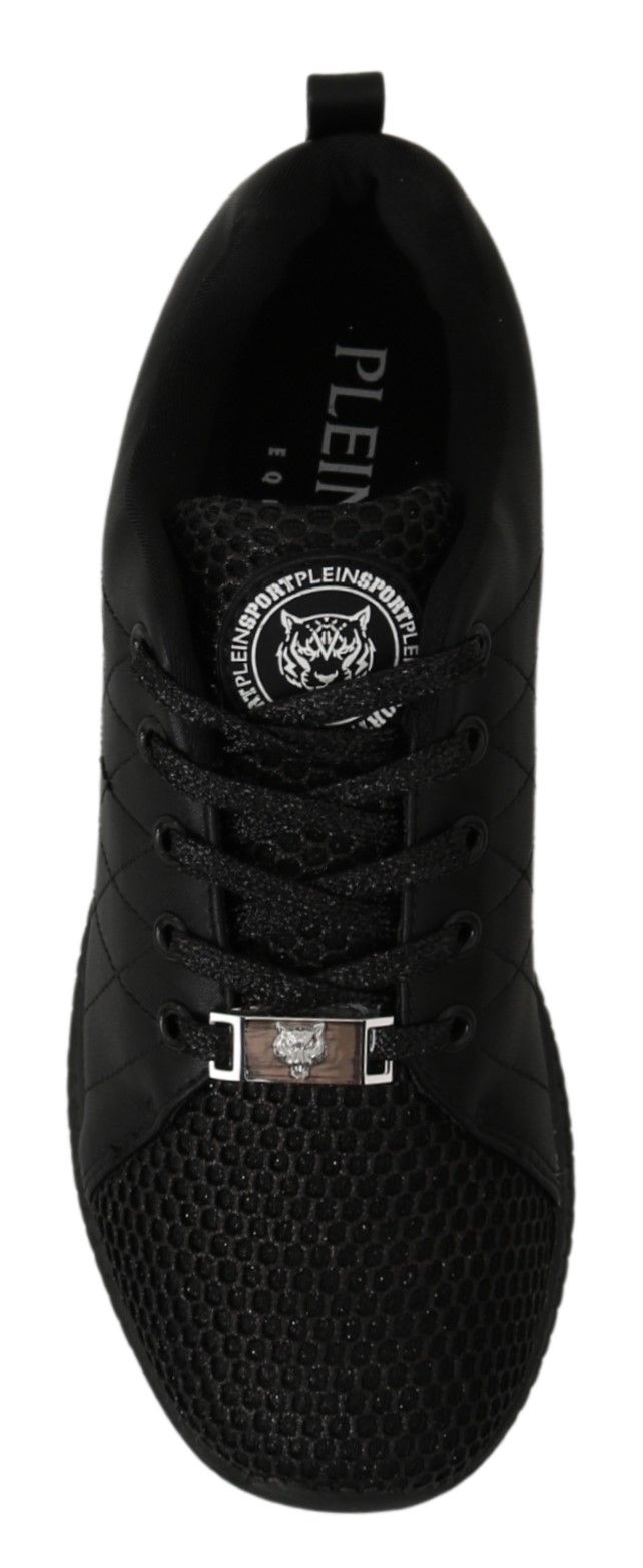 Philipp Plein Black Casual Running Sneakers