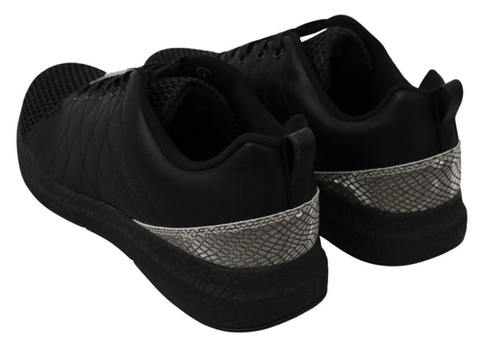Philipp Plein Black Casual Running Sneakers