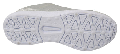 Philipp Plein Gisella Silver Polyester Sneakers