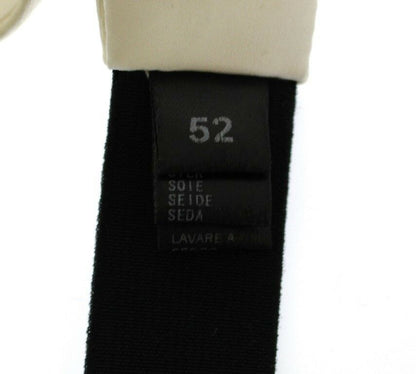 Dolce &amp; Gabbana White Silk Waist Cummerbund Belt