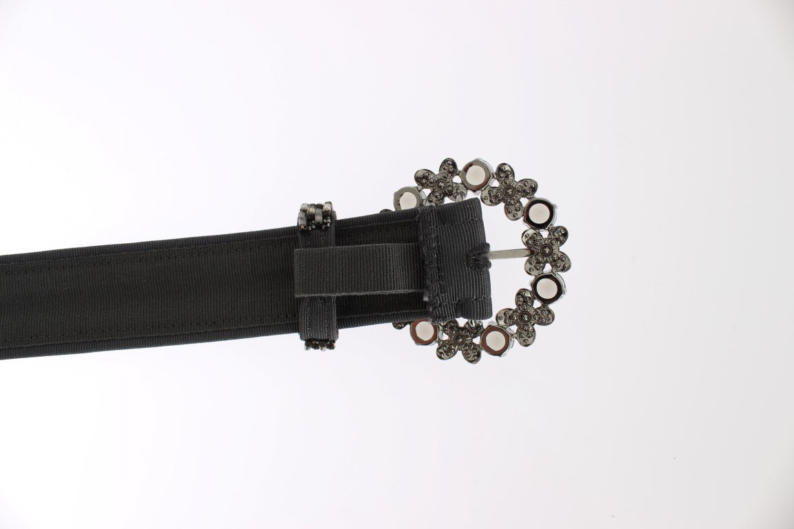 Dolce &amp; Gabbana Crystal Buckle Sequined Waist Belt