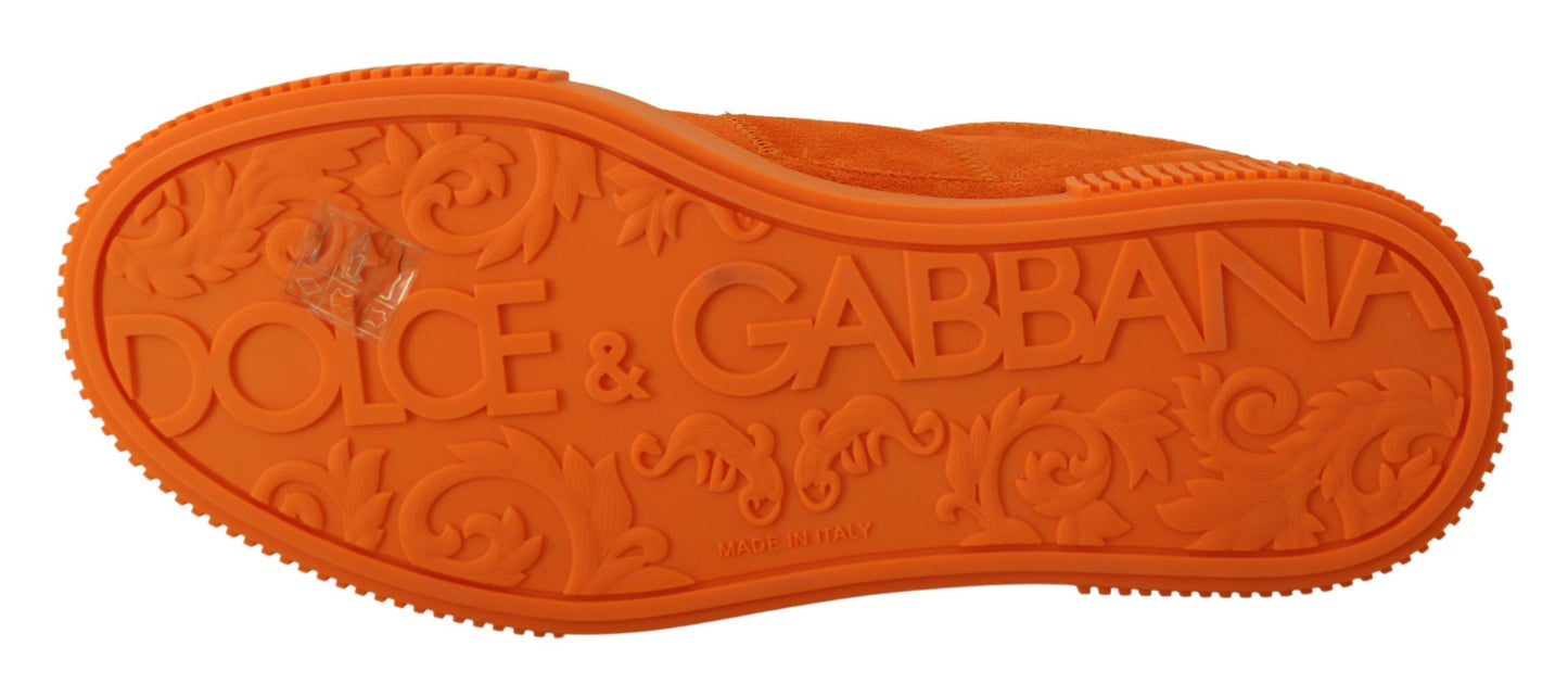 Orange Suede Leather P.J. Tucker Edition Lace-Up Sneakers