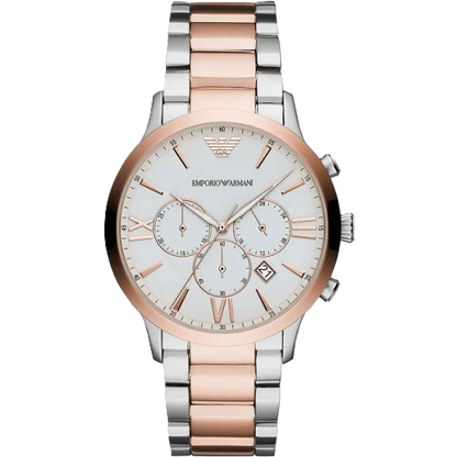 Elegant Two-Tone Timepiece for Men