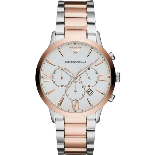 Elegant Two-Tone Timepiece for Men