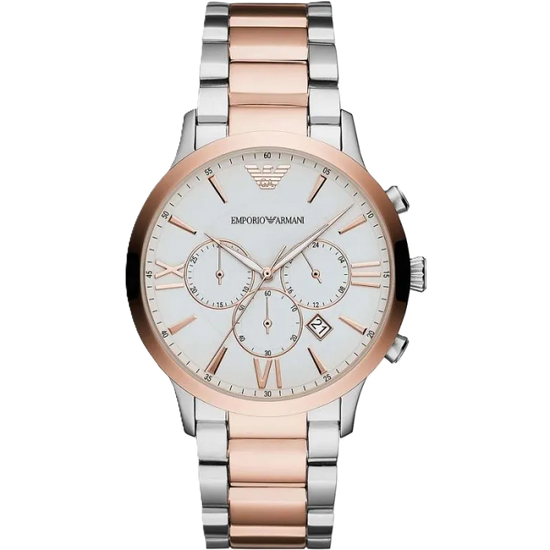Elegant Two-Tone Timepiece for Men