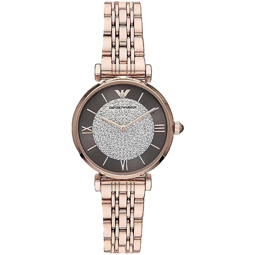 Elegant Rose Gold-Tone Ladies Watch