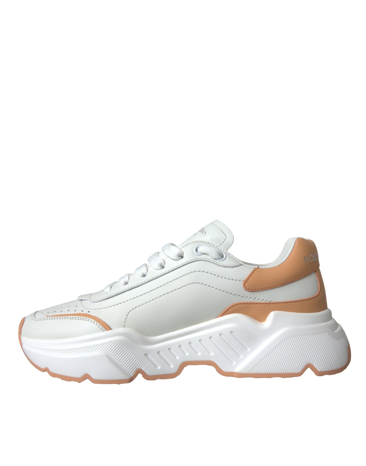 Leather DAYMASTER Low-Top Sneakers - White Peach