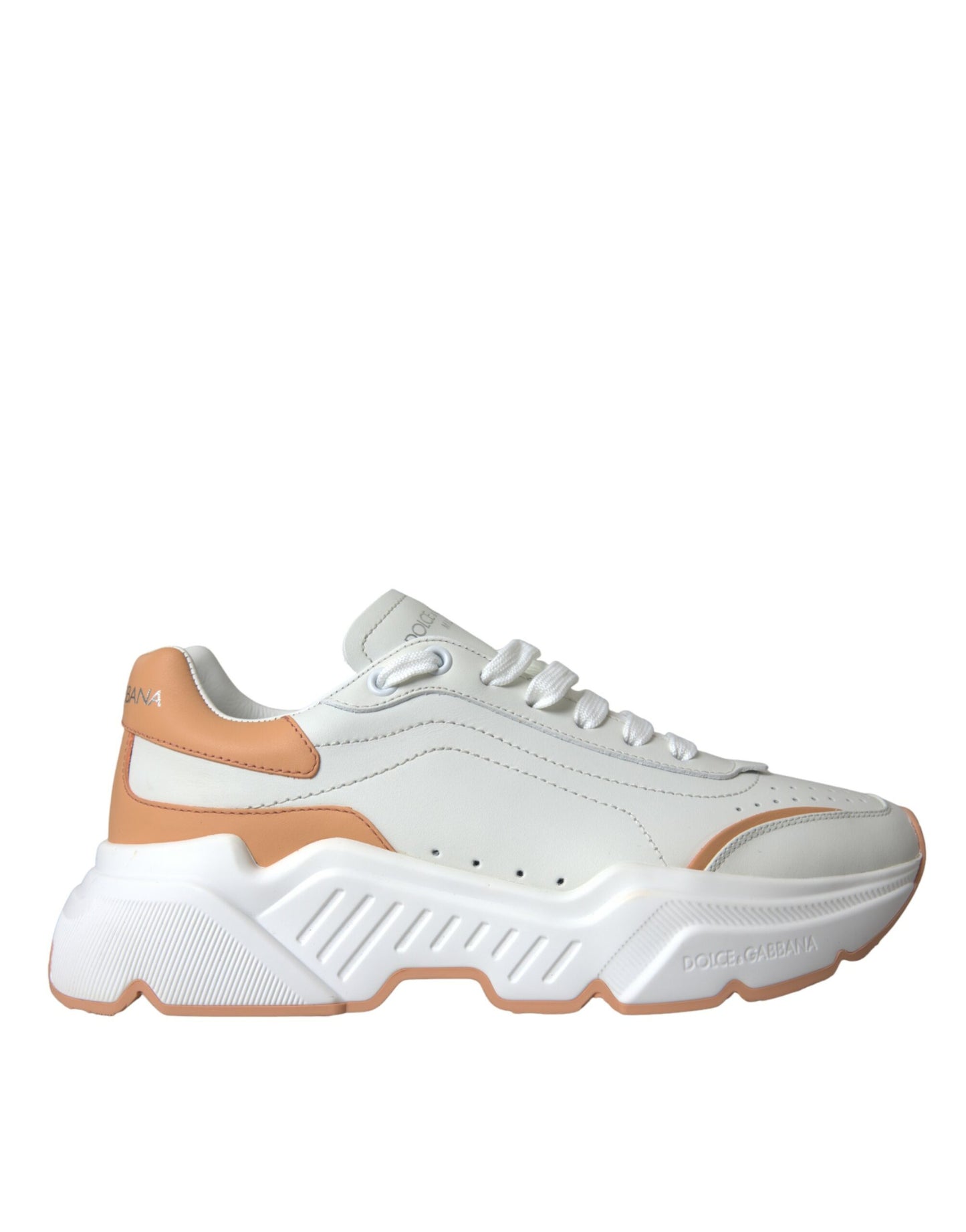 Leather DAYMASTER Low-Top Sneakers - White Peach