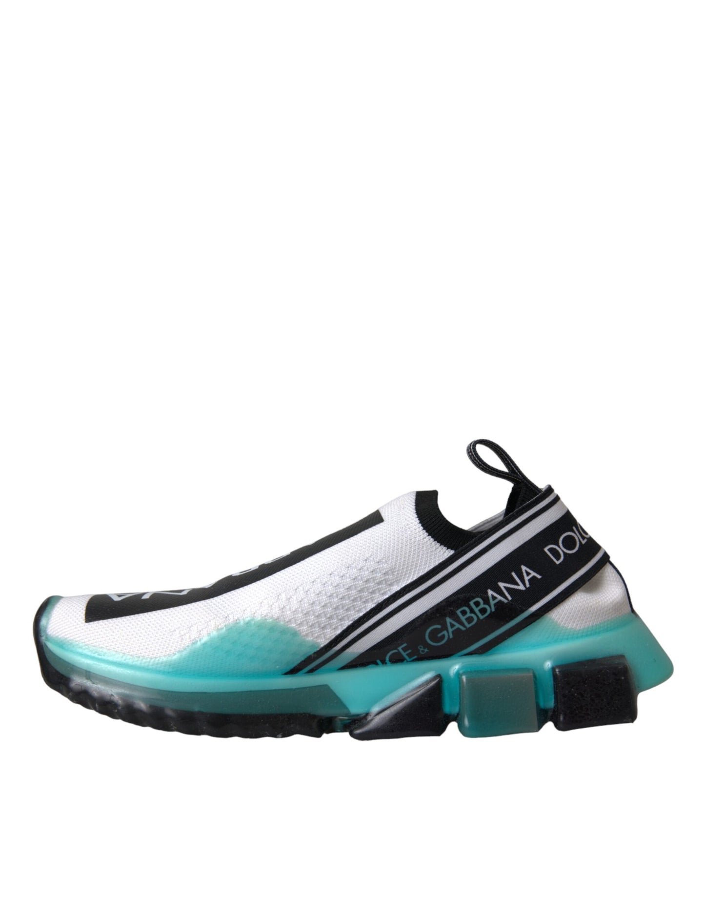 White Black Blue Slip-On Sorrento Sneakers - Luxury Designer Footwear