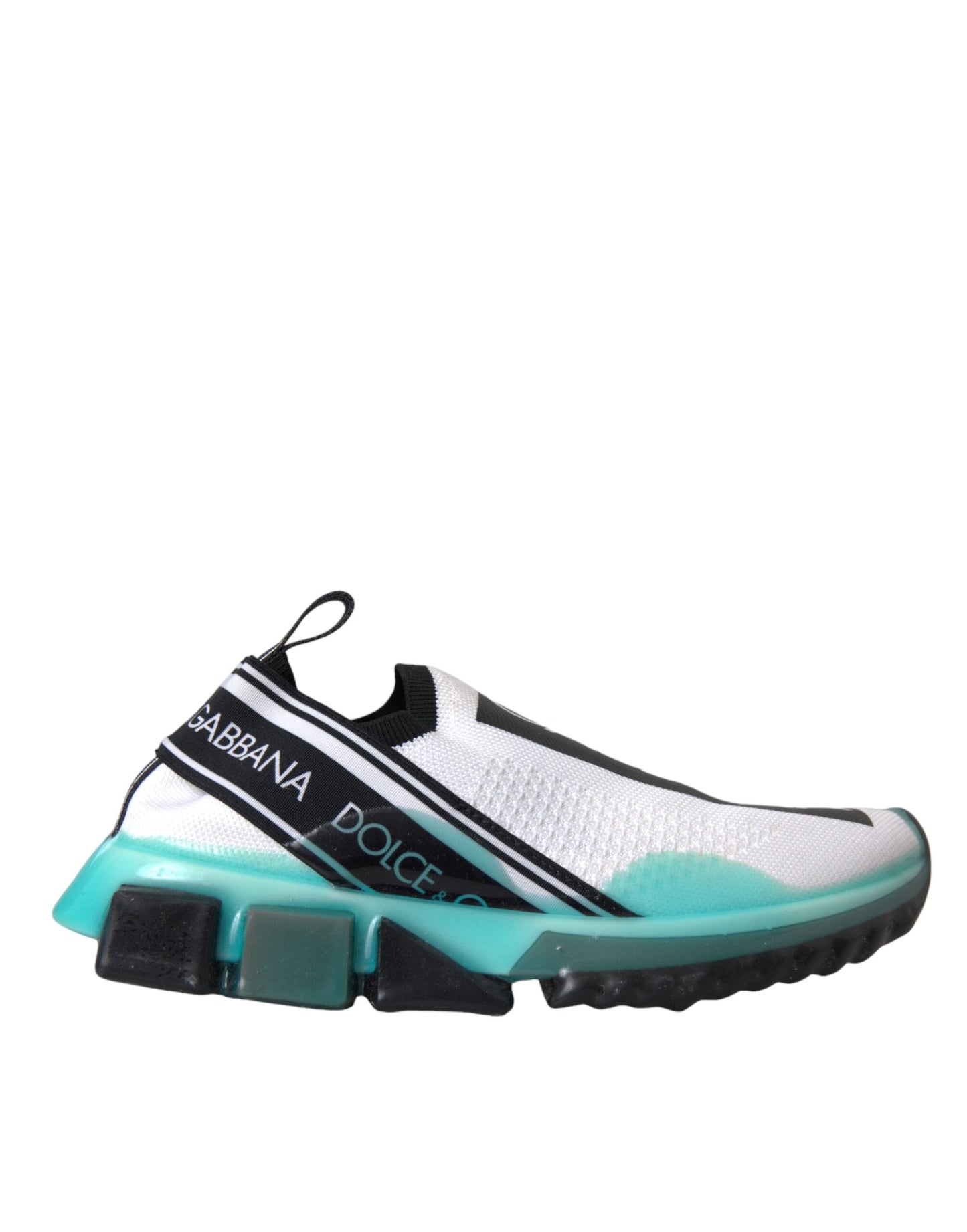 White Black Blue Slip-On Sorrento Sneakers - Luxury Designer Footwear