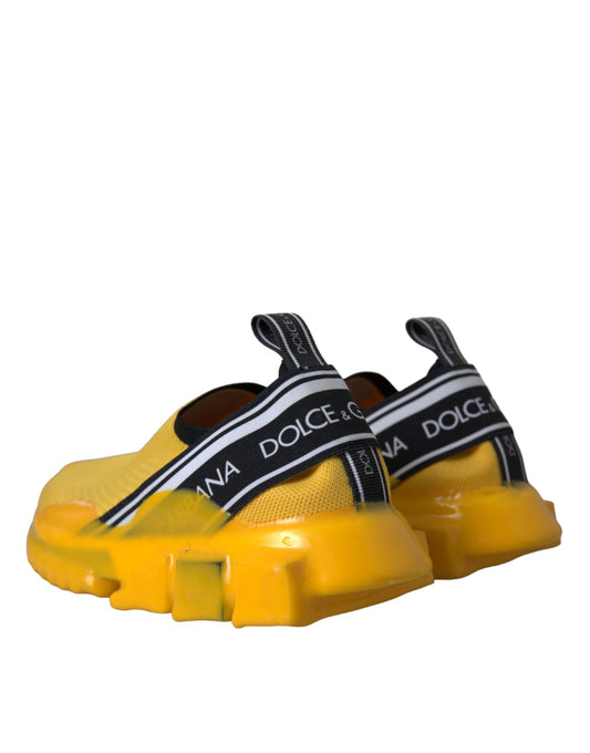 Yellow Sorrento Slip On Sneakers - Premium Italian Designer Footwear