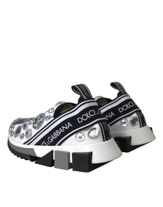 Crystal-Embellished Sorrento Sneakers - Premium Italian Craftsmanship