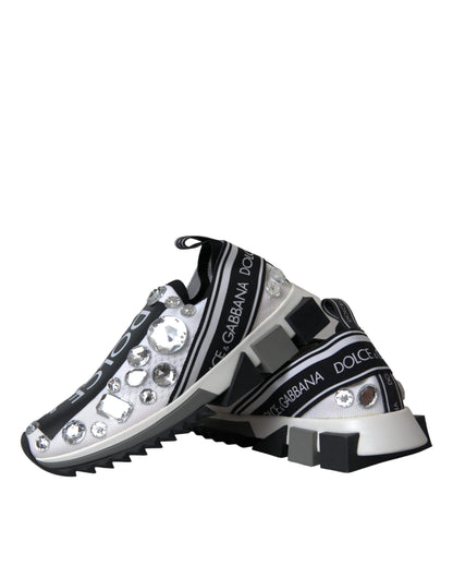 Crystal-Embellished Sorrento Sneakers - Premium Italian Craftsmanship