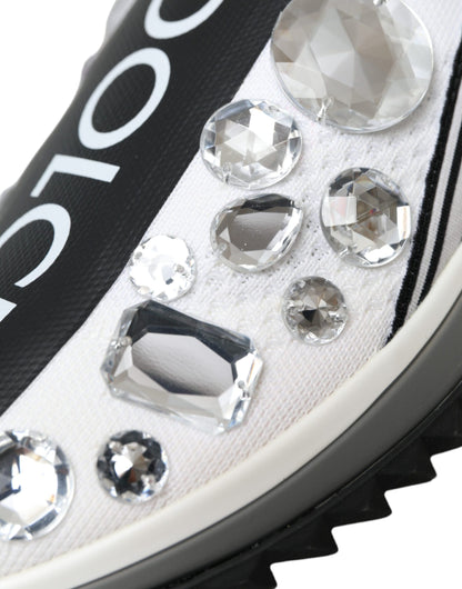 Crystal-Embellished Sorrento Sneakers - Premium Italian Craftsmanship