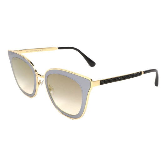 Golden Metal Sunglasses - Women's Designer Eyewear