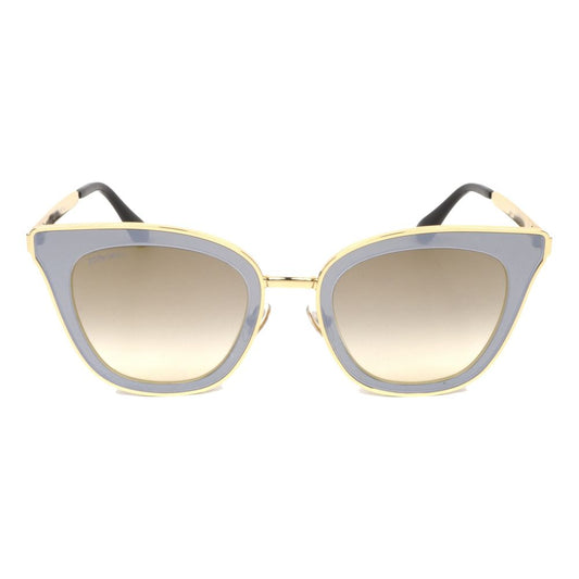 Golden Metal Sunglasses - Women's Designer Eyewear