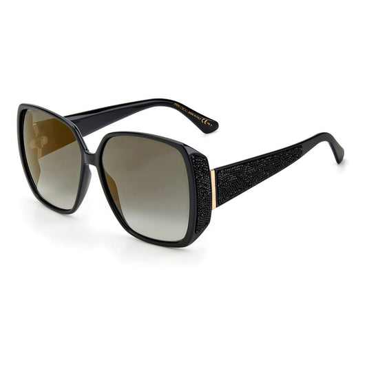 Women's Designer Sunglasses - Black Frame with Grey Gradient Lenses