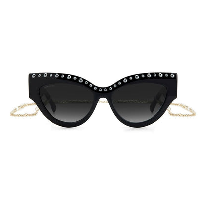 Acetate Sunglasses - Black Frame with Grey Lenses